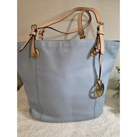 Michael Kors Bedford Pebbled Leather Tote Bag - Picture 1 of 11